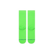 Stance Tagessocke Crew Icon (verstärkte Fersen- und Zehenpartie) neongrün - 1 Paar